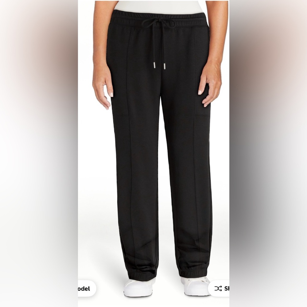 Scoop Scuba knot barrel Black Women's Pants
